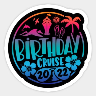 My Birthday Cruise Sticker